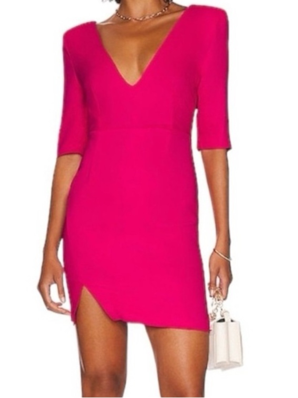 Lita Italian V-Neck Mini Dress